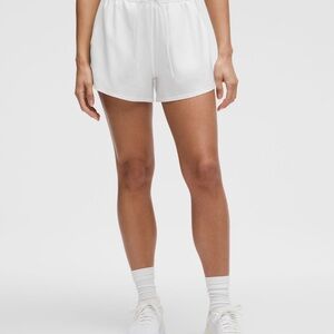 Lululemon Pace Rival High Rise shorts 3” Women's White Athletic Shorts